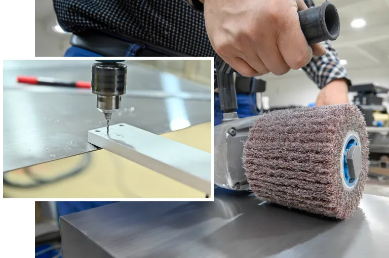 Strict handling of raw materials